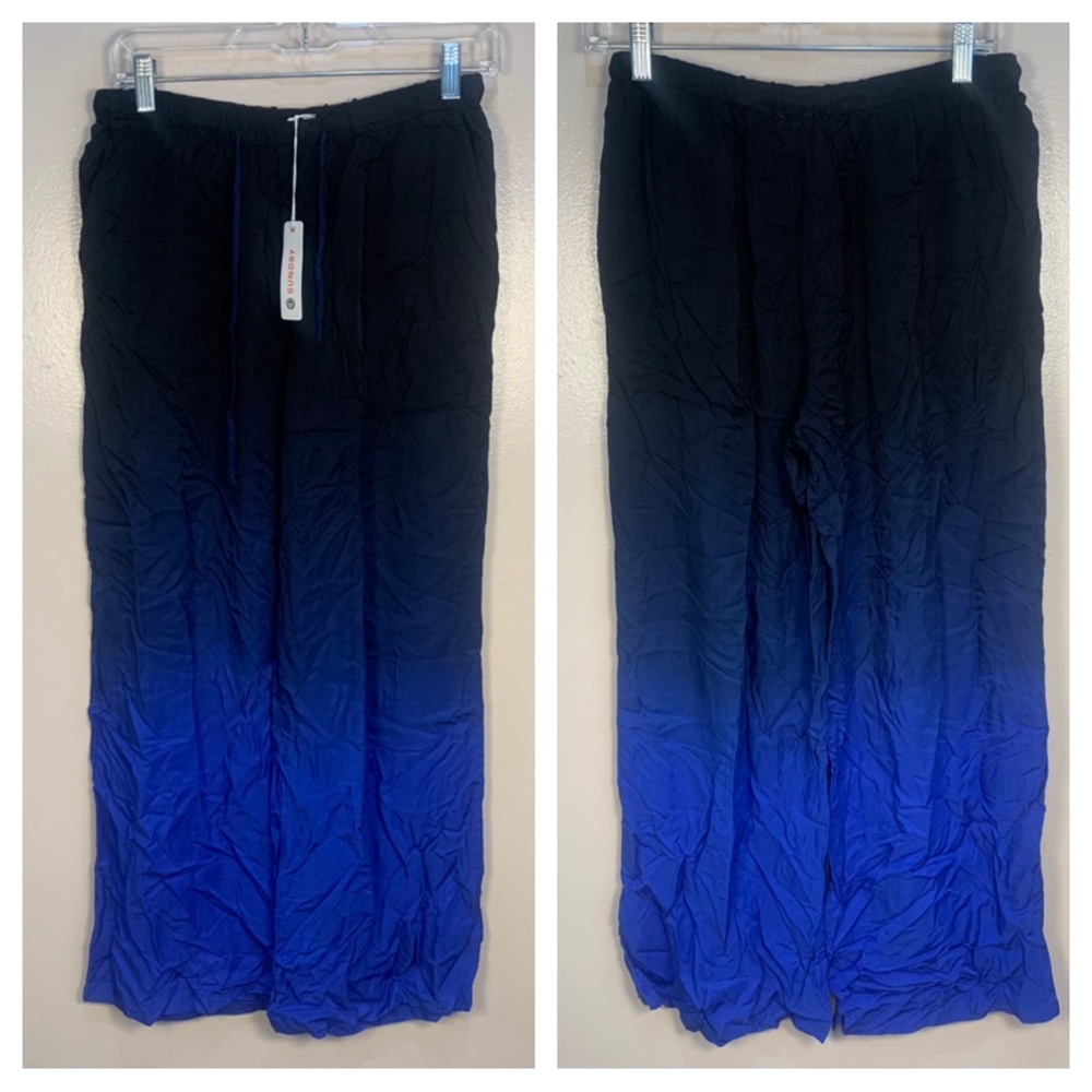 Anthropologie Sundry High Waisted Wide Leg Lounge Pants Pull On - Picture 2 of 10